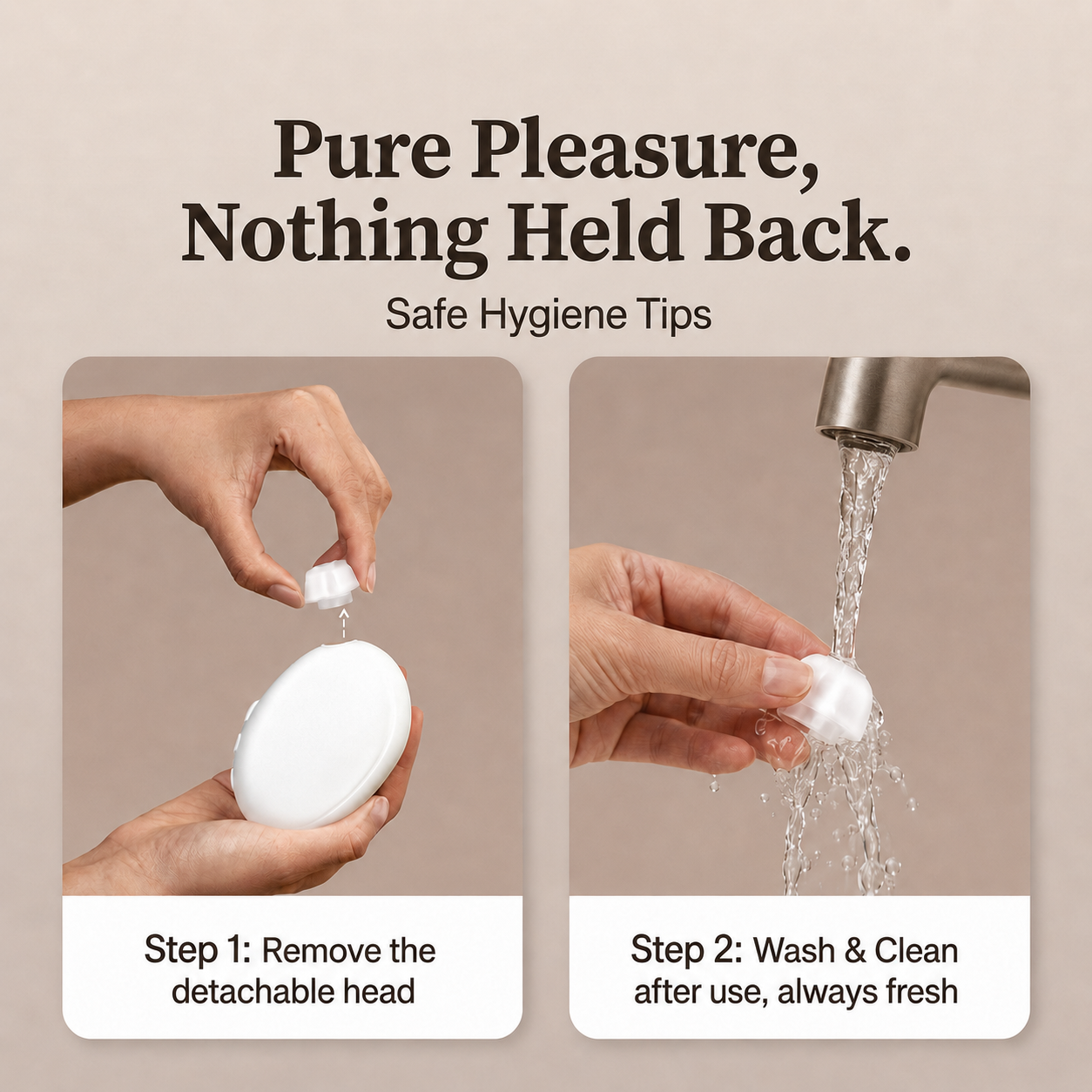 Whisper Vibrator Safe hygiene tips